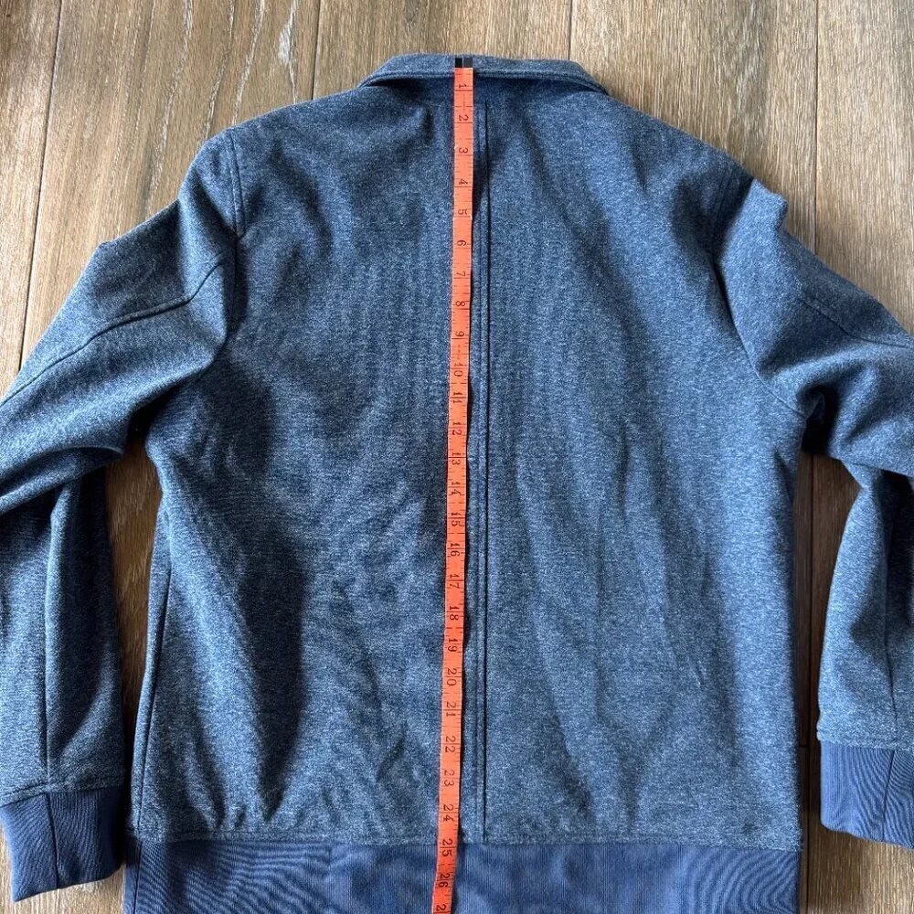 Artefact men's bomber jacket blue tweed lined size medium